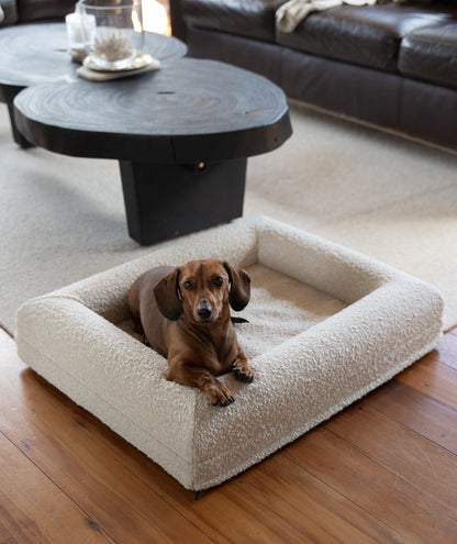 Dog Bed Bouclé Memory Foam